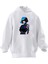 Unisex Premium Pamuk Beyaz Phantom Liberty Baskılı 3 Iplik Kapüşonlu Sweatshirt 1