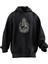 Unisex Premium Pamuk Siyah Illiminuati Cat Baskılı 3 Iplik Kapüşonlu Sweatshirt 1
