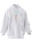Unisex Premium Pamuk Beyaz Japonca Yazı Baskılı 3 Iplik Kapüşonlu Sweatshirt 1