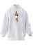 Unisex Premium Pamuk Beyaz Ali Boksör Dünya Baskılı 3 Iplik Kapüşonlu Sweatshirt 1