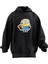 Unisex Premium Pamuk Siyah Oyuncaklı Minyon Baskılı 3 Iplik Kapüşonlu Sweatshirt 1