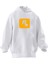 Unisex Premium Pamuk Beyaz Gta R Baskılı 3 Iplik Kapüşonlu Sweatshirt 1