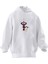Unisex Premium Pamuk Beyaz Tenisci Spiderman Baskılı 3 Iplik Kapüşonlu Sweatshirt 1
