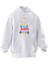 Unisex Premium Pamuk Beyaz The Skiboard Baskılı 3 Iplik Kapüşonlu Sweatshirt 1