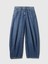 Kadın Koyu Mavi High Rise Horseshoe Jean Pantolon 2