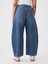 Kadın Koyu Mavi High Rise Horseshoe Jean Pantolon 3