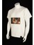 Erkek Bisiklet Yaka Beyaz Pamuklu Tişört One Piece Anime Nakışlı Işlemli T-Shirt 3