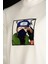 Beyaz Unisex Relaxed Fit Bisiklet Yaka Tişört Anime Full Nakışlı Naruto Kakashi Pamuklu Tshirt 5
