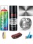 Metalik Gümüş Jant Seti Sprey + Vernik 400 ml + Zımpara + Bant + Eldiven 1