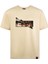 Unisex Bej Bisiklet Yaka Pamuklu Tshirt Nakışlı Berserk Guts Anime Regular Tişört 1