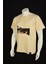 Unisex Bej Bisiklet Yaka Pamuklu Tshirt Nakışlı Berserk Guts Anime Regular Tişört 3
