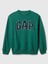 Kadın Koyu Yeşil Gap Logo Bisiklet Yaka Fleece Sweatshirt 2