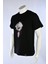Anime Unisex Kısa Kollu Siyah Loose Fit %100 Nakışlı Işlemli Gojo Satoru Tişört 3
