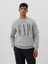 Erkek Gri Gap Logo Fleece Sweatshirt 1