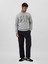Erkek Gri Gap Logo Fleece Sweatshirt 3