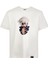Anime Unisex Kısa Kollu Beyaz Loose Fit %100 Nakışlı Işlemli Gojo Satoru Tişört 1
