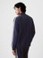 Erkek Lacivert Gap Logo Vintage Soft Fermuarlı Sweatshirt 5