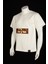 Beyaz Kısa Kollu T Shirt Pamuklu Yüksek Kalite Aizen Sosuker Nakışlı Anime Tişört 3