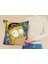 Simpsons Desenli Kare Yastık Kılıfı 1
