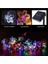 6 Metre 30 LED Çiçek Solar Lamba Güneş Enerjili Rgb Renkli Işık Bahçe Aydınlatma Parti Süs Lambası 5