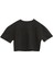 Pia Black Crop Top Skirt Set S 1