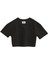 Pia Black Crop Top Skirt Set S 2