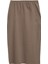 Pia Espresso Crop Top Skirt Set M 4