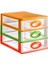 Tekno Trust 3 Bölmeli Renkli Çekmece Çekmeceli Organizer - DDLC-830 2