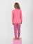 Kız Çocuk Uzun Kollu %100 Pamuklu Pijama Takımı Cookie Team 4