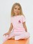 Kız Çocuk Kısa Kollu Pamuklu Strawberry Pijama Takımı Pembe 1