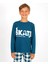 Erkek Çocuk Uzun Kollu %100 Pamuklu Pijama Takımı Star Skate 1