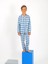 Erkek Çocuk Uzun Kollu %100 Pamuklu Düğmeli Pijama Takımı Vita 3