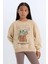 Kız Çocuk Star Wars-Mandalorian Relax Fit Bisiklet Yaka Sweatshirt D2822A824WN 1