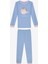Pamuklu Kız Çocuk Sky 2li Çok Renkli Pijama Takımı 5