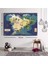 Exclusive Serie" Middle Earth Harita Kanvas Tablo 1