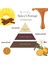 Yılbaşı Gold Kozalak Seramik Taş Kapaklı Spice Orange Vegan Mum 3