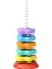 Rainbow Star Stacking Music Rotating Tower Baby Ring Rotating Music 0-2 Yaşlı Baby Puzzle Early Education Game (Yurt Dışından) 1