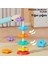 Rainbow Star Stacking Music Rotating Tower Baby Ring Rotating Music 0-2 Yaşlı Baby Puzzle Early Education Game (Yurt Dışından) 2