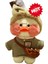 Kahve Ördek 30 cm Küçük Sarı Ördek Sevimli Yastık Peluş Gözlük ve Giysi Oyuncak (Yurt Dışından) 1