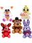 Boutiques Beş Gece Doldurulmuş Şekil Setleri, Beş Gece Oyun Figürü Doldurulmuş 7ınch - Bonnie Foxy Fazbear (Yurt Dışından) 1