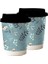 8 Oz Double Wall Coffee Siyah Kapaklı Karton Bardak 50 Adet 2