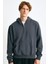 Cancelled Erkek Pamuk-Polyester Antrasit Sweatshirt 4