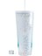 Yeni Erkek ve Kadın Çift Saman Su Bardağı Basit Büyük Kapasiteli Çift Katmanlı Plastik Bardak Açık Taşınabilir Taşınabilir Bardak 720ML Top Topu ile (Yurt Dışından) 1