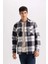 Regular Fit Oduncu Kareli Uzun Kollu Gömlek Y9054AZ24WN 3