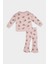 Kız Bebek 2'li Takım Çiçekli Bisiklet Yaka Sweatshirt İspanyol Paça Tayt D1678A524WN 1