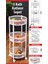 3 Katlı Pratik Katlanır Beyaz Renk Tekerlekli Patates Soğanlık - Çok Amaçlı 87,5cm Metal Organizer 1