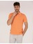 Pierre Cardin Erkek Açık Turuncu Slim Fit Polo Yaka Merserize Tişört 50262665-VR189 1