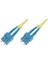 SC-SC Fiber Optik Patch Kablo, 9/125 µ, Singlemode, 3.0mm, Duplex, OS2, LSZH, 15 metre&lt;br&gt;Beek SC/UPC-SC/UPC, SM OS2 9/125 DX, 3.0mm, LSZH, 15M 1