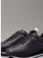 Siyah Erkek Sneaker Low Top Lace Up Lth Hf 3