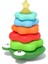 Çocukların Rainbow Circle Stacking Music Game, Baby Puzzle Early Education, Baby 12 Ay, 6 Halka, Tumbler 0-3 Yaşlı (Yurt Dışından) 1